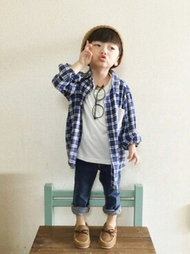 Su,Um,Riさん(キッズ・90cm)の秋コーディネート