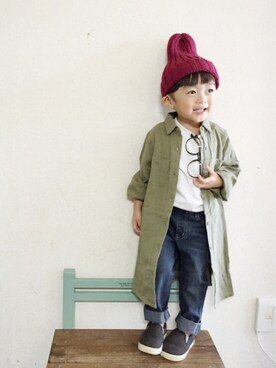 Su,Um,Riさん（キッズ・90cm）の秋コーディネート