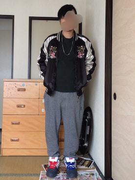 「アキコーデ」｜「アイテム（その他アウター）」を使った、ぼくたくさん（メンズ・172cm）の秋コーディネート