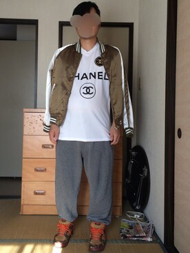 「８(eight)（エイト）のアイテム（その他アウター）」を使った、ぼくたくさん（メンズ・172cm）の秋コーディネート