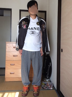 「８(eight)（エイト）のアイテム（その他アウター）」を使った、ぼくたくさん（メンズ・172cm）の秋コーディネート