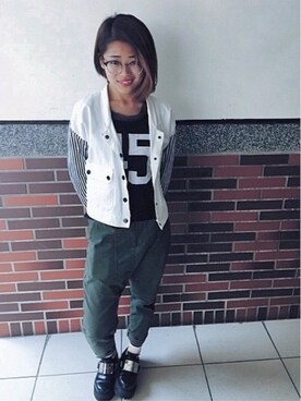 「ZOO（ズー）のアイテム」を使った、Qさん（レディース・158cm）の秋コーディネート