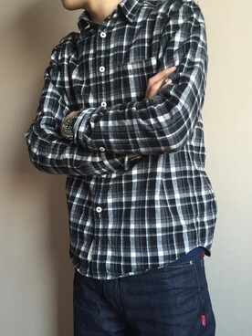 「chocoolate（チョコレート）のアイテム」を使った、Gunmonsterさん（メンズ・177cm）の冬コーディネート