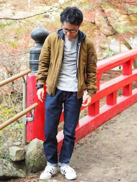 秋田さん（メンズ・160cm）の冬コーディネート