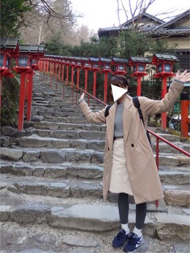 ゆんけろさん（レディース・160cm）の冬コーディネート