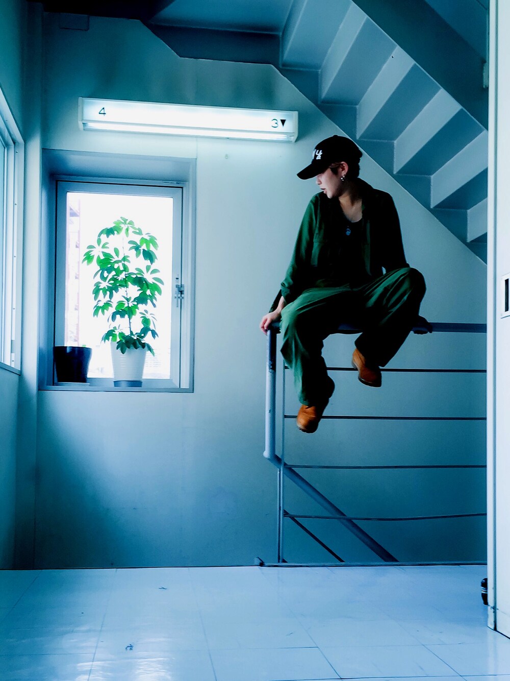 「ootd、military、khaki」｜「古着のアイテム（ミリタリージャケット、グリーン系）」を使った、NorikoNakamuraさん（レディース・168cm）の夏コーディネートの1枚目の写真