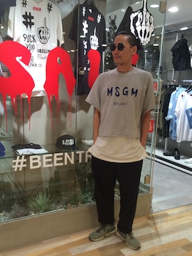 GO HAMAGUCHIさん（メンズ・183cm）の夏コーディネート