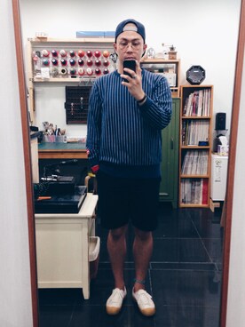 「UNIQLO（ユニクロ）のアイテム（スウェット）」を使った、Mimicrowさん（メンズ・169cm）の秋コーディネート