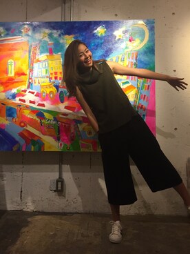 信太美月さん（レディース・162cm）の秋コーディネート