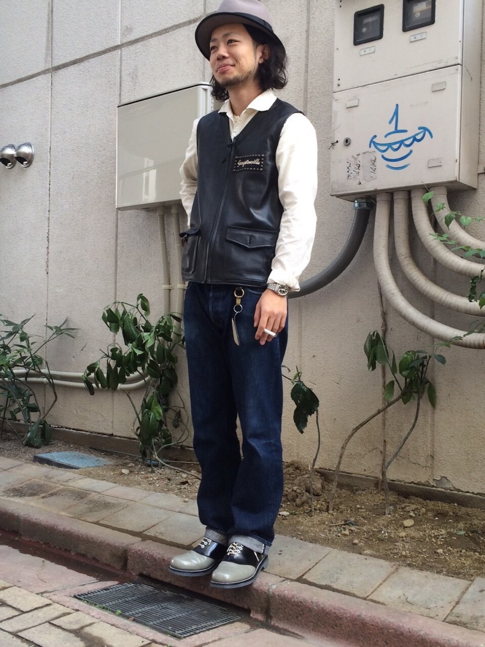 GANGSTERVILLEのベストを使った人気ファッションコーディネート - WEAR