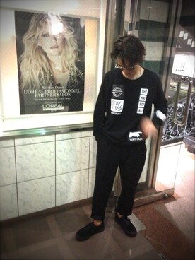 「Roundel by London Underground」｜マサキ・セントジェームスさん（メンズ・168cm）の秋コーディネート