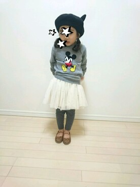 Little Anさん（キッズ・100cm）の秋コーディネート