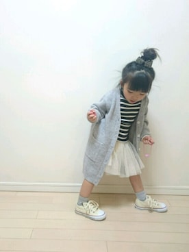 Little Anさん（キッズ・100cm）の冬コーディネート