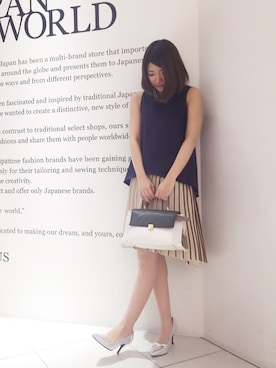 「PotioR（ポティオール）のアイテム」を使った、シバタさん（レディース・152cm）の冬コーディネート