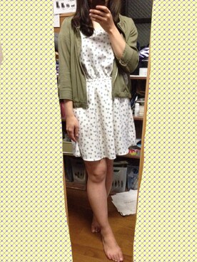 「archives（アルシーヴ）のアイテム（ミリタリージャケット）」を使った、richakoさん（レディース・160cm）の秋コーディネート