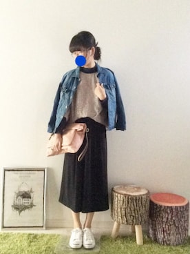 「CONVERSE（コンバース）のCONVERSE コンバース ジャック パーセル / JACK PURCEL（スニーカー）」を使った、ふわも子。さん（レディース・161cm）の春コーディネート