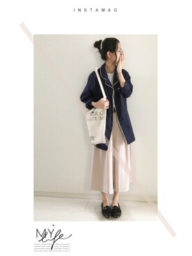 ふわも子。さん（レディース・161cm）の夏コーディネート