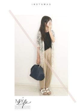 ふわも子。さん(レディース・161cm)の夏コーディネート