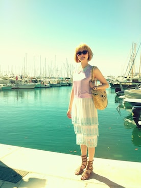 野本かりあさんのコーディネート