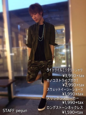 peiさん（メンズ・174cm）の春コーディネート