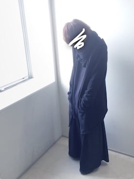 「ロングカーディガン」｜「GU（ジーユー）のアイテム」を使った、のーねいむさん（メンズ・172cm）の冬コーディネート