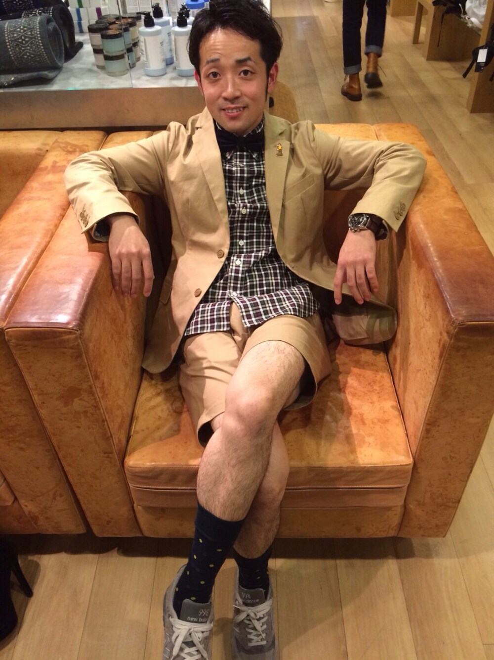 「FRED PERRYのTartan Twill Shirt（シャツ/ブラウス、グリーン系）」を使った、あんばささん（メンズ・164cm）の秋コーディネートの1枚目の写真