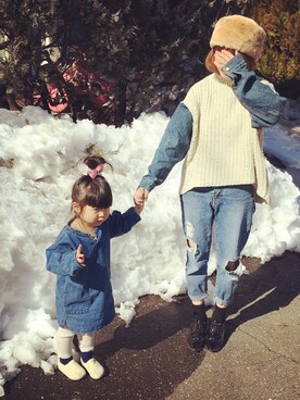 ちゅーみさん（レディース・151cm）の冬コーディネート