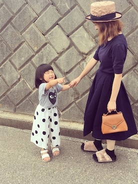 「MAISON DE REEFUR（メゾンドリーファー）のアイテム（ハット）」を使った、ちゅーみさん（レディース・151cm）の夏コーディネート