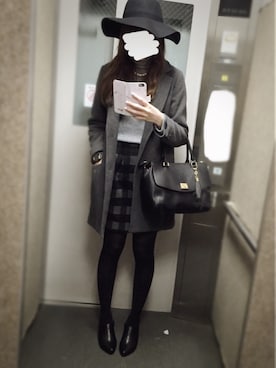「アイテム（ブーティ）」を使った、yuさん（レディース・169cm・20代）の冬コーディネート