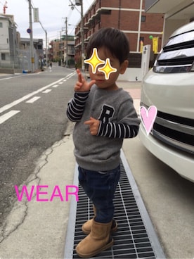 ☺︎アイリオ☺︎さん（キッズ・80cm）の秋コーディネート