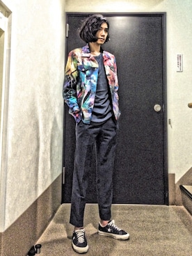「ONE STAR」｜「アイテム（ジャケット/アウター）」を使った、Yuriさん（メンズ・170cm）の夏コーディネート