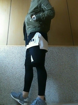「アイテム（ジャージ）」を使った、Y .さん（メンズ・174cm・10代）の春コーディネート