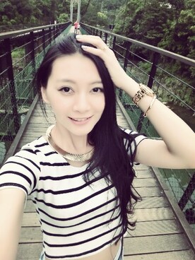 「TRIP」｜「アイテム（アクセサリー）」を使った、Syuanさん（レディース・165cm）の夏コーディネート