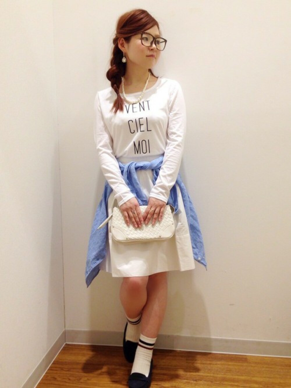 YUMIRUさんの「C/MシンプルロゴTシャツ（ikka）」を使ったコーディネートの1枚目の写真