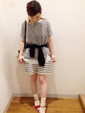 YUMIRUさん（レディース・155cm）の夏コーディネート