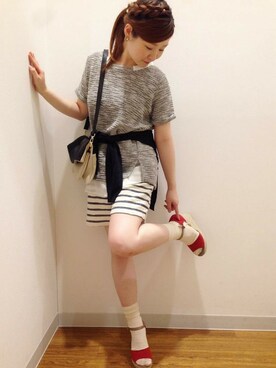 YUMIRUさん（レディース・155cm）の春コーディネート