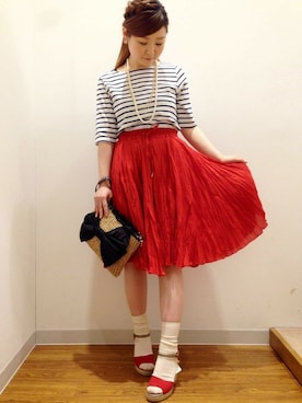 YUMIRUさん（レディース・155cm）の夏コーディネート