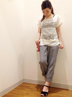 YUMIRUさん（レディース・155cm）の夏コーディネート