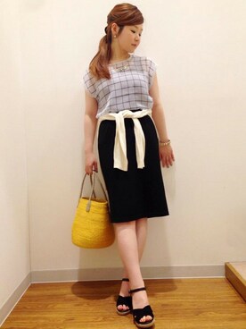 YUMIRUさん(レディース・155cm)の夏コーディネート