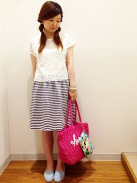 YUMIRUさん（レディース・155cm）の夏コーディネート