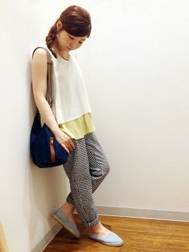 YUMIRUさん（レディース・155cm）の夏コーディネート