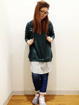 YUMIRUさん（レディース・155cm）の秋コーディネート