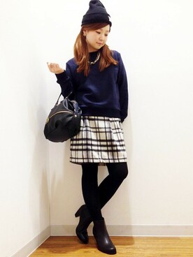 YUMIRUさん（レディース・155cm）の秋コーディネート