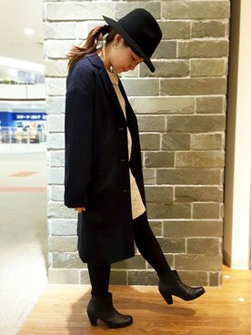 YUMIRUさん（レディース・155cm）の冬コーディネート