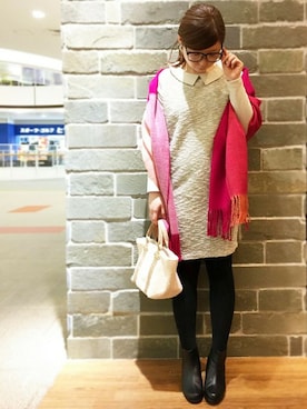 YUMIRUさん（レディース・155cm）の冬コーディネート