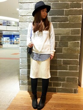 YUMIRUさん（レディース・155cm）の冬コーディネート