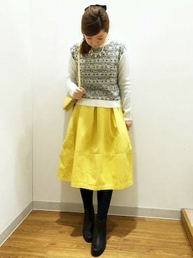 YUMIRUさん（レディース・155cm）の冬コーディネート