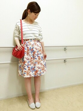 「おめかしコーデ」｜YUMIRUさん（レディース・155cm）の春コーディネート