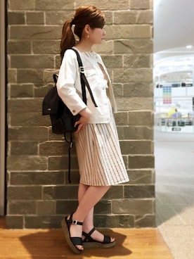 YUMIRUさん（レディース・155cm）の春コーディネート