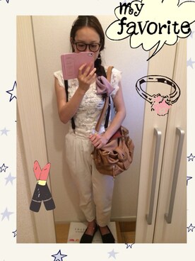 atuさん（レディース・157cm）の夏コーディネート